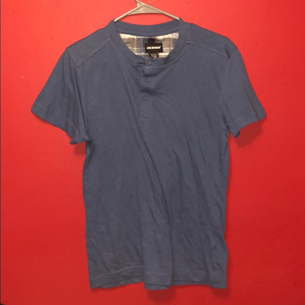Joe Boxer Mens Polo Rugby Blue Size Small